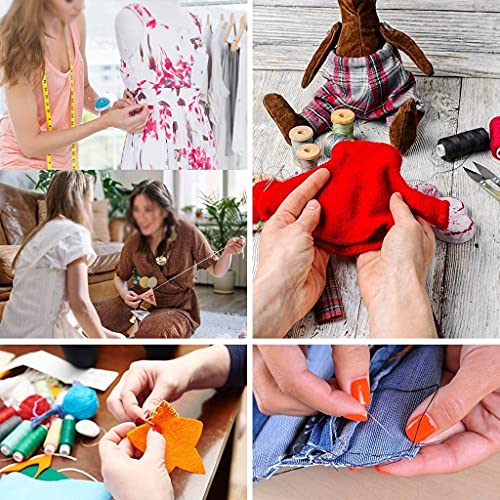 Boîte à aiguilles rétro en bois massif cadeau idéal couture rustique
