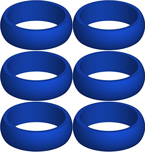 SayitBands Six of Royal Silicone Ring Size 12