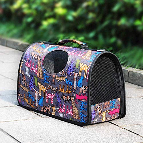 PSK PET MART Pet Carrier Travel Tote Bag for Dog/Cat/Puppy Lightweight Luxury Folding Airplane Bag with Soft Cushion, Portable/Folding L x W x H 15”x 6.5"x 8.5" Small Size (Color May Vary) (B083D55BV6) Amazon Price History, Amazon Price Tracker