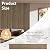 RITOLLO 4-Piece Wood Slat Panels for Wall 94.5"×11" Acoustic Panels for Interior Wall Decor 3D Fluted Sound Absorbing Panel - Natural Walnut