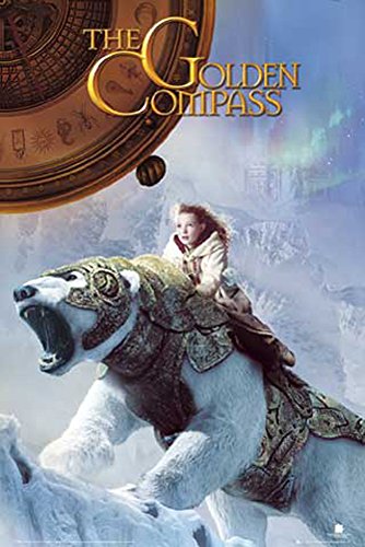 Empire Poster The Golden Compass Lyra + accessoires de fixation 2 baguettes/transparent
