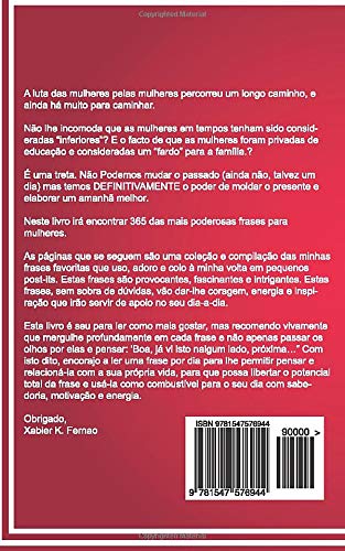 365 Frases para Mulheres (Portuguese Edition)