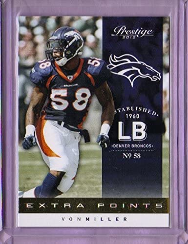 2012 Prestige Extra Points Gold #55 Von Miller - Denver Broncos