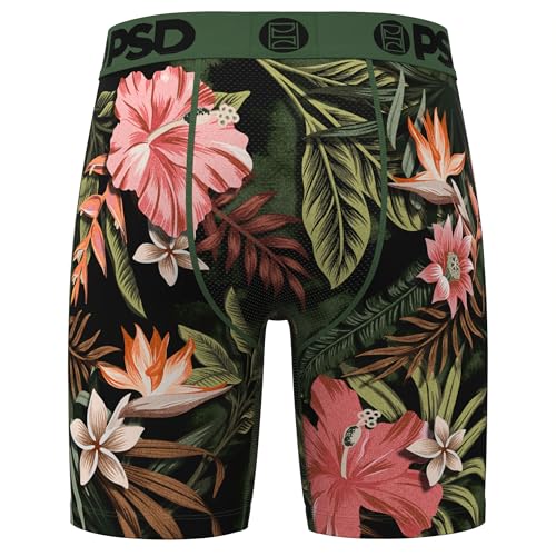 PSD Men's Boxer Briefs - Nocturnal Paradise, 7 Inch Inseam, Moisture-Wicking, 4-Way Stretch, Boxer Briefs for Men, Large4