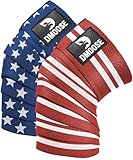 DMoose Fitness Knee Wraps - Strong Fastening Straps, Durable Stitching - Heavy Duty 78