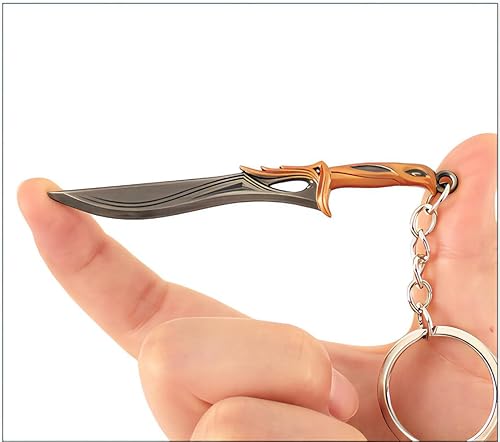 Miniatura 3 de EVANEM Juego Valorant Sovereign Knife Llavero Modelo Figuras de Acción Juego Juguetes Colección Regalo Escritorio Decoración Mochila Colgante Regalo