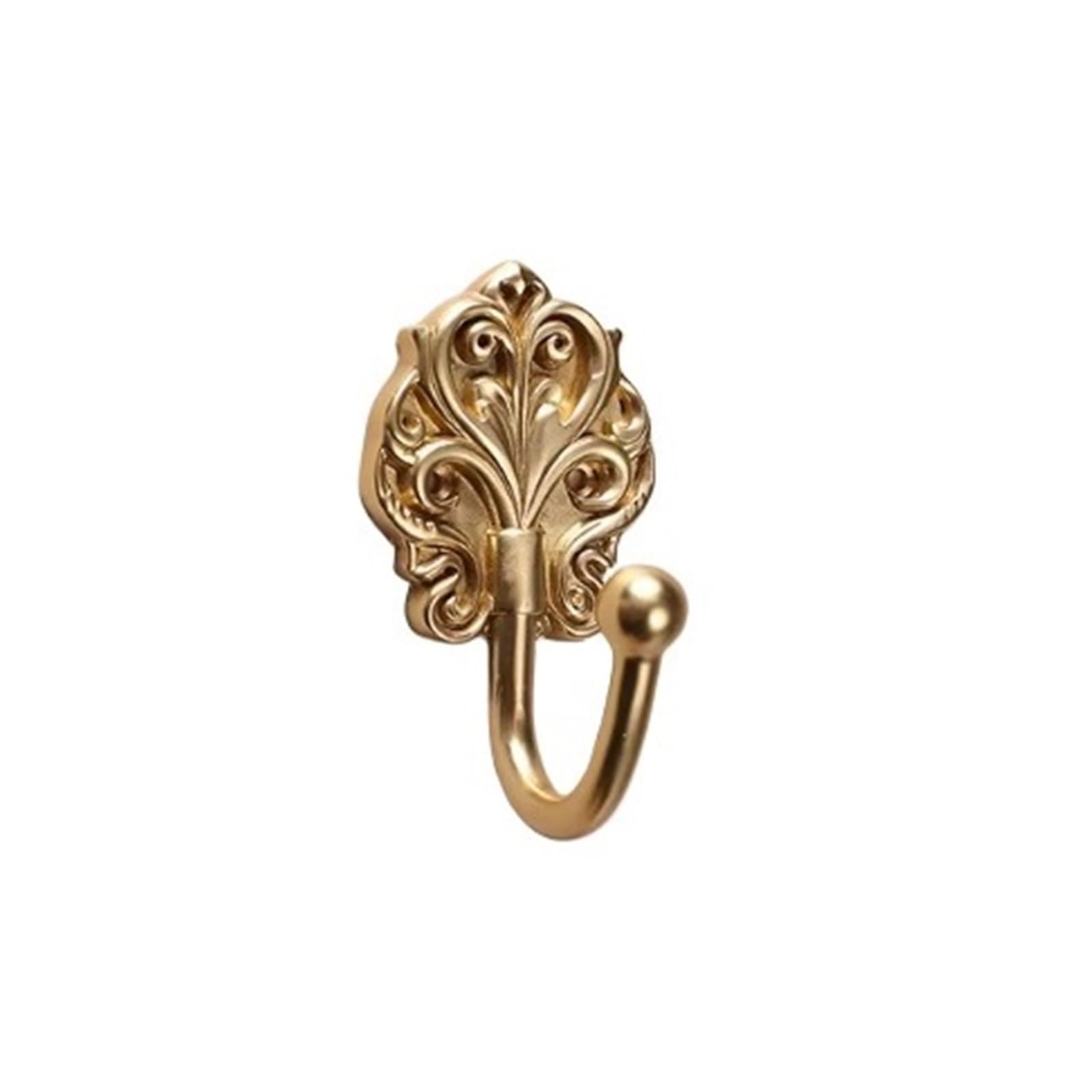 ZTHYSHOZ Coat Hooks Brass Wall-Mounted Coat Rack, Suitable for Living Rooms, Bedrooms, and Behind Doors(Gold)