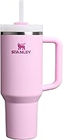 Vista 303 de STANLEY Quencher H2.0 Vaso Térmico con asa y pajilla, 64 onzas, tapa Flowstate de 3 posiciones, gran capacidad para viajes y deportes, vaso de acero