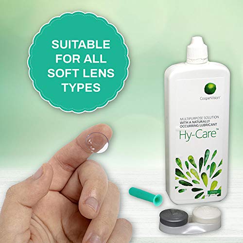 CooperVision Hy Care Solution pour Lentilles de Contact Paquet pour 6 mois 6 x 250ml Avec Vert Aspiration Insertion Enlèvement pour Lentilles Remplacement Recommandé pour la Synergi - Image 7
