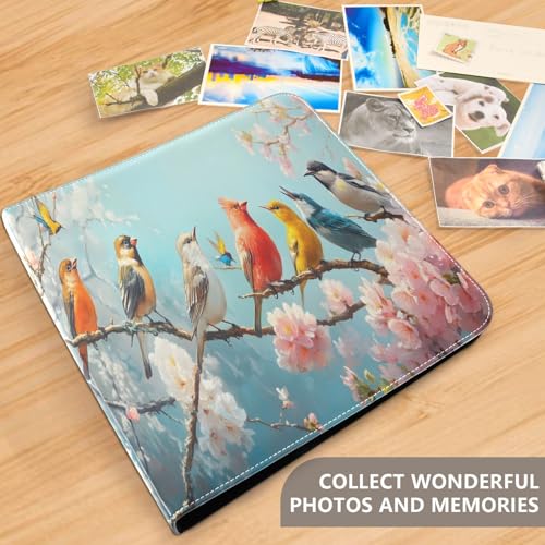 Álbum de Fotos Adhesivo para Manualidades, Álbum con Anillas de 3 Argollas, Libro de Recuerdos DIY, 40 Páginas, Tamaño 8x10 pulgadas miniatura 5