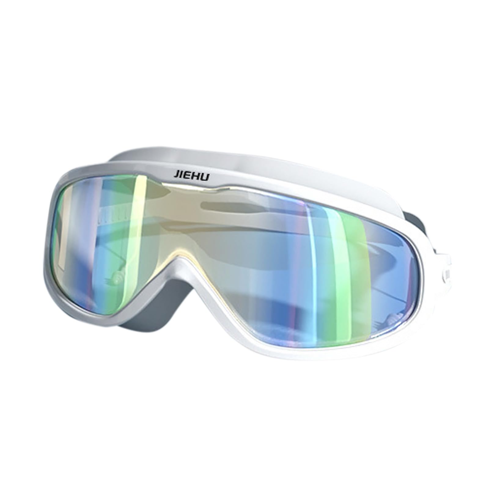 Swim Goggles for Women Men and Youth - -Fog Leak-Proof Durable Diving Goggles for Enhanced Underwater Experience (Light Gray, 19×9×8. 3cm)