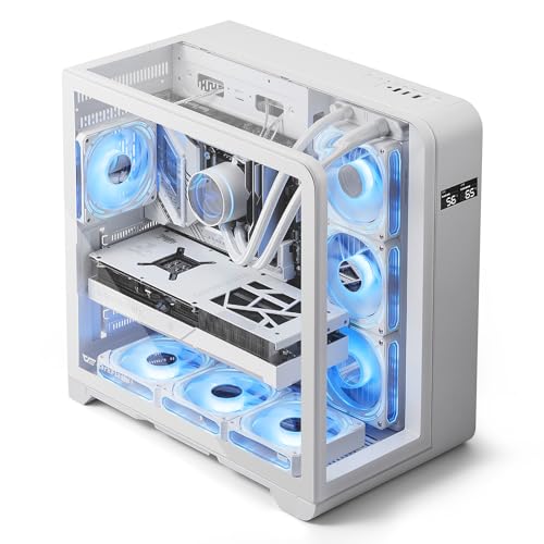 Amazon.co.jp: darkFlash ATX ミッドタワー PCケース スクリーン