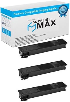 Compatible Replacement for Toshiba e-Studio 2555C/e-STUDIO 3055C/e-STUDIO 3555C/e-STUDIO 4555C/e-STUDIO 5055C Black Toner Cartridge 3/PK-32000 Page Yield T-FC50EK_3PK