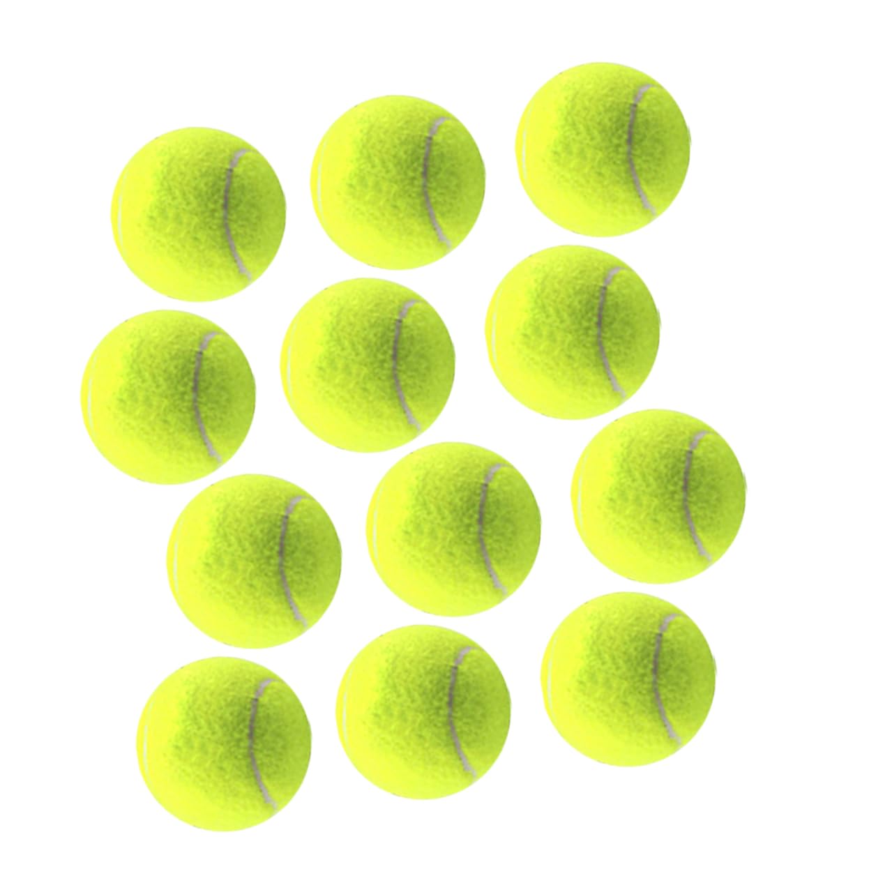 Trainings Tennisbälle aus Gummi für Outdoor Plätze