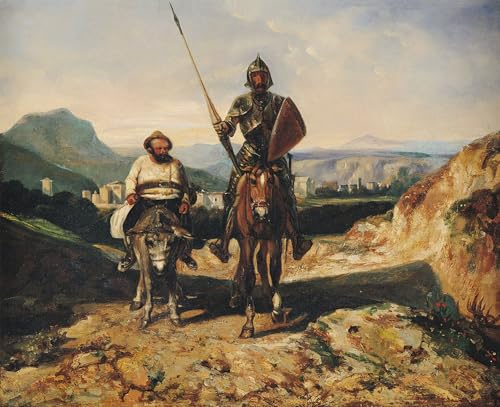 Impression toile Don Quichotte de Gabriel Decamps, finition peinture murale