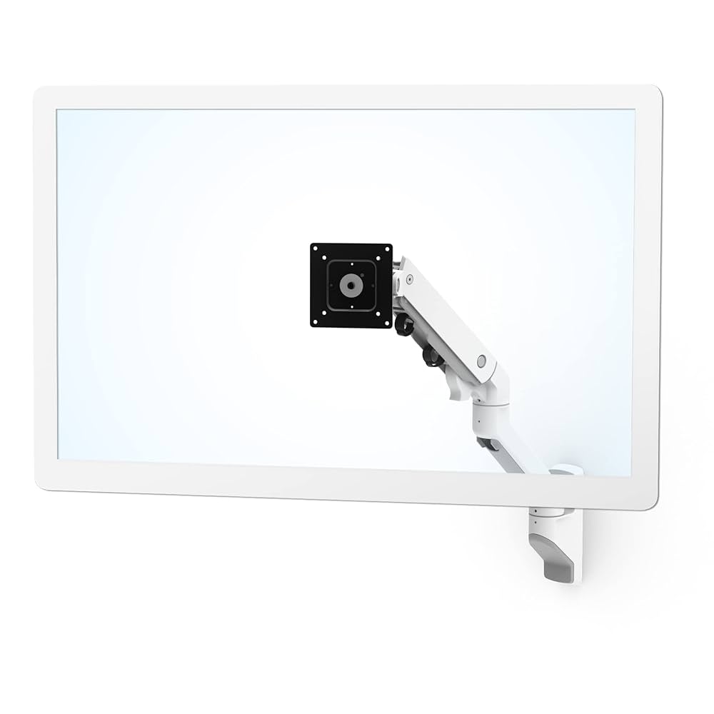 モニターアーム Ergotron HX Desk Monitor Arm (White) Ergotron HX Single Monitor Arm (white) Desk Mount | Dell USA