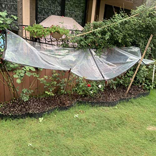 Lona de plástico espesado transparente con borde perforado resistente a la lluvia 7