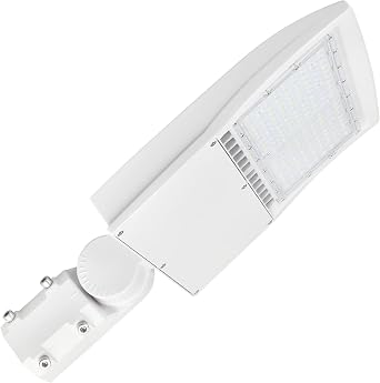 480V 150W LED Parking Lot Light, 21000LM140lm/w 5000K White LED Shoebox Area Light500W MH/HPS Equiv. with Slip Fitter Mount, Dimmable Outdoor Commercial Street Lighting, IP65 UL Listed