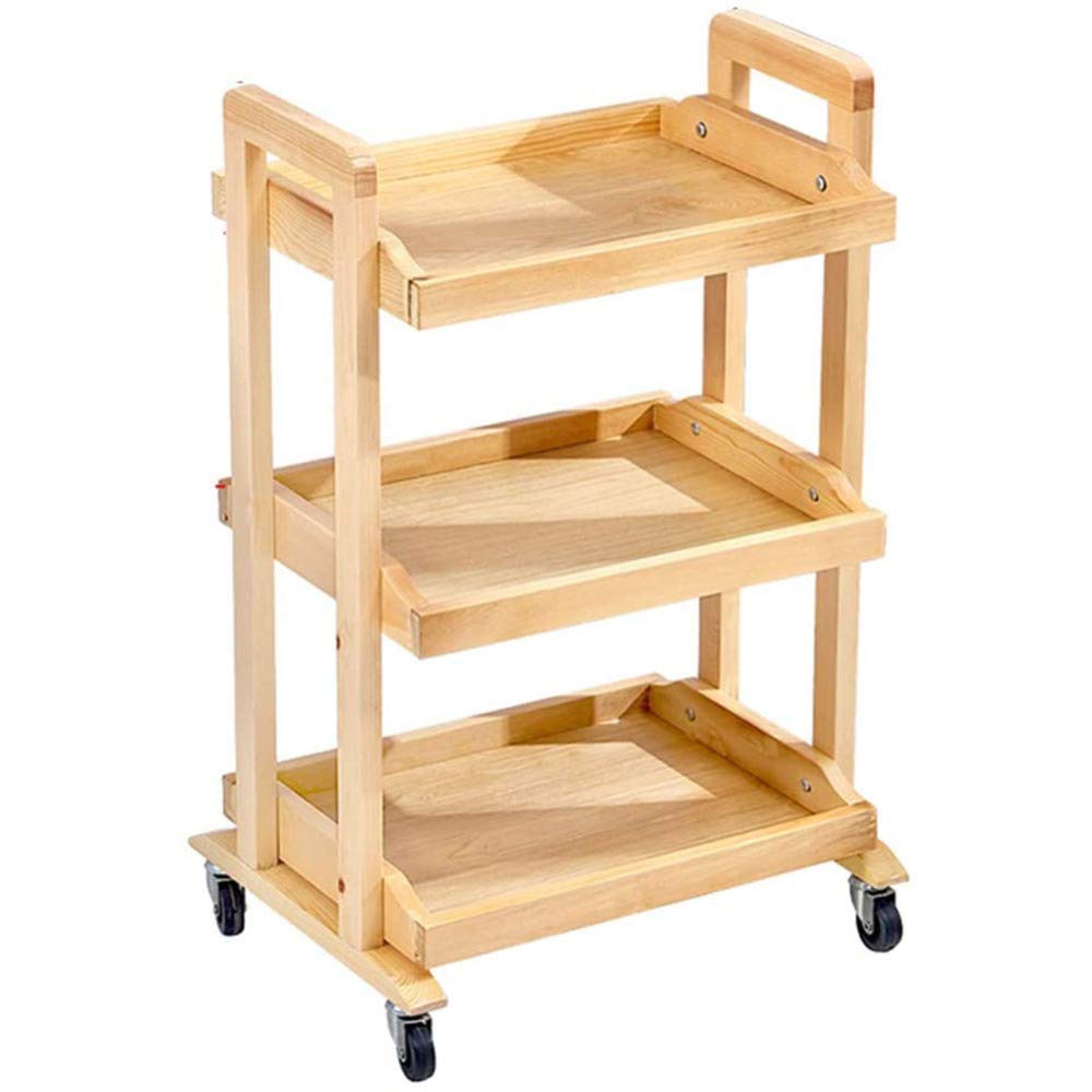 Carrello di Servizio Carrello da Cucina Carrello da Cucina Carrello di Servizio Carrello da tè con Ruote a 3 Livelli, Carrello da Salone Carrello da Cucina Carrello di Servizio Carrello da
