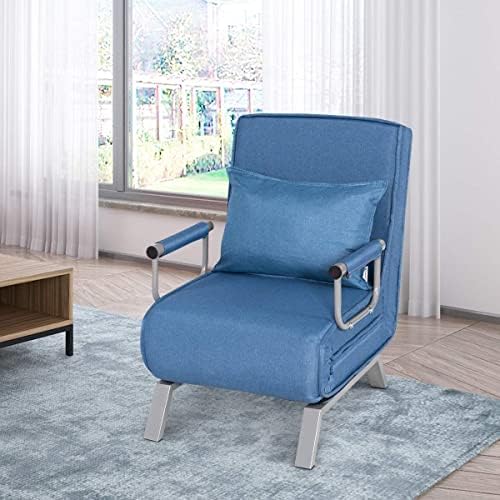 CASART. Folding Sofa Bed, 3in1 Convertible Recliner Chair with Pillow