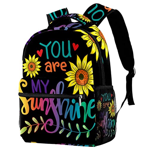 Sac à dos décontracté You Are My Sunshine un rayon de soleil au quotidien