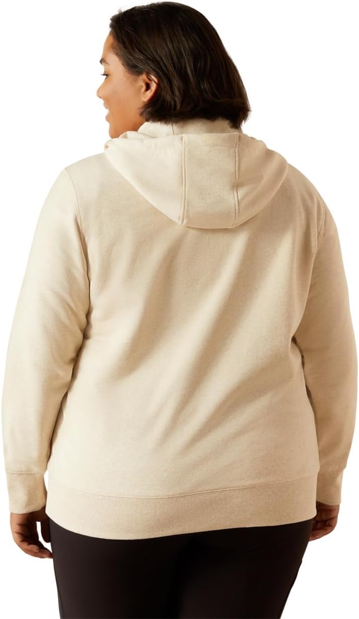 ARIAT womens Rebar Skill Set 1/2 Zip Hoodie - Image 7