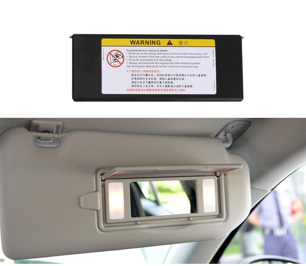 Amazon | サンバイザー バニティミラーカバー 運転席側または助手席側