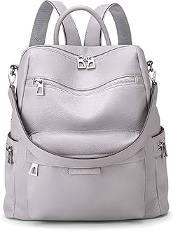 Kayla Stylish Vegan Leather Backpack & Purse for Women | Gifts | Shoulder Bag for Women and Girls | College Bag for Girls | Multipurpose Travel Bag | Durable | Multipurpose