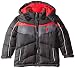 U.S. Polo Assn. Boys' Chest Striped Bubble Jacket