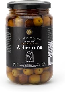 Triana Olivas by Don Gastronom. Arbequina Olives. 350g (12.35oz).