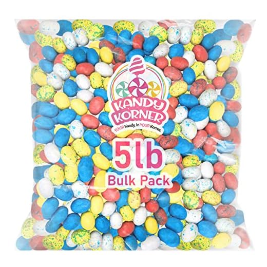 Hershey’s Robin Eggs – 5lbs Speckled Whoppers Robin Eggs for Easter – Robin Eggs Candy for Easter Egg Hunt, Stocking Stuffers – Milk Chocolate Whoppers Easter Robin Eggs