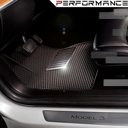 2023 Tesla Model Floor MatsLong Range(3PC/6PC/Trunk)