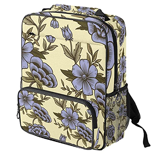 Sac à dos ordinateur portable antichoc et imperméable avec imprimé floral
