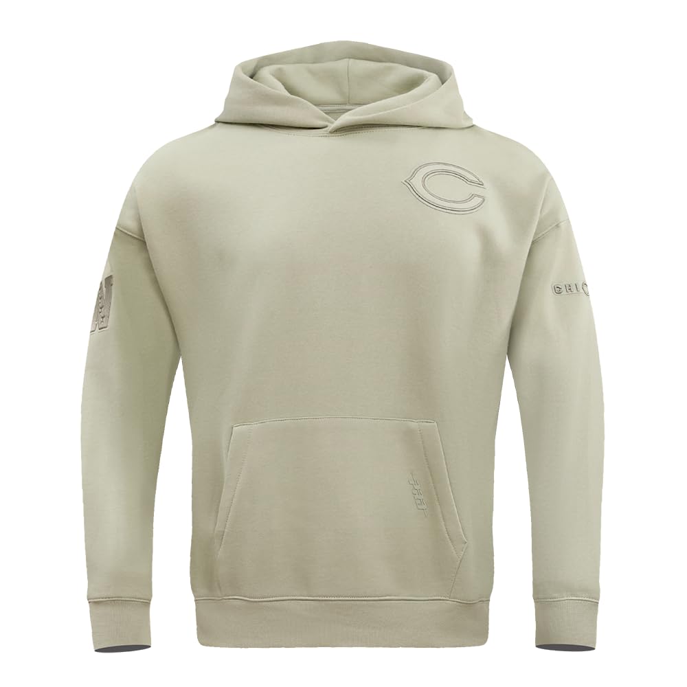 Pro Standard Mens NFL Chicago Bears Neutral Kapuzensweatshirt Taupe XL
