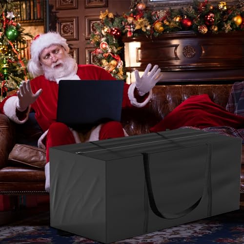 ZLPBAO Aufbewahrungstasche Schutzhülle, XXXL Aufbewahrung Tasche für Weihnachtsbaume, Wasserabweisende UV-Beständiges Schutzhülle mit Tragegriff (173 x 76 x 51 cm)