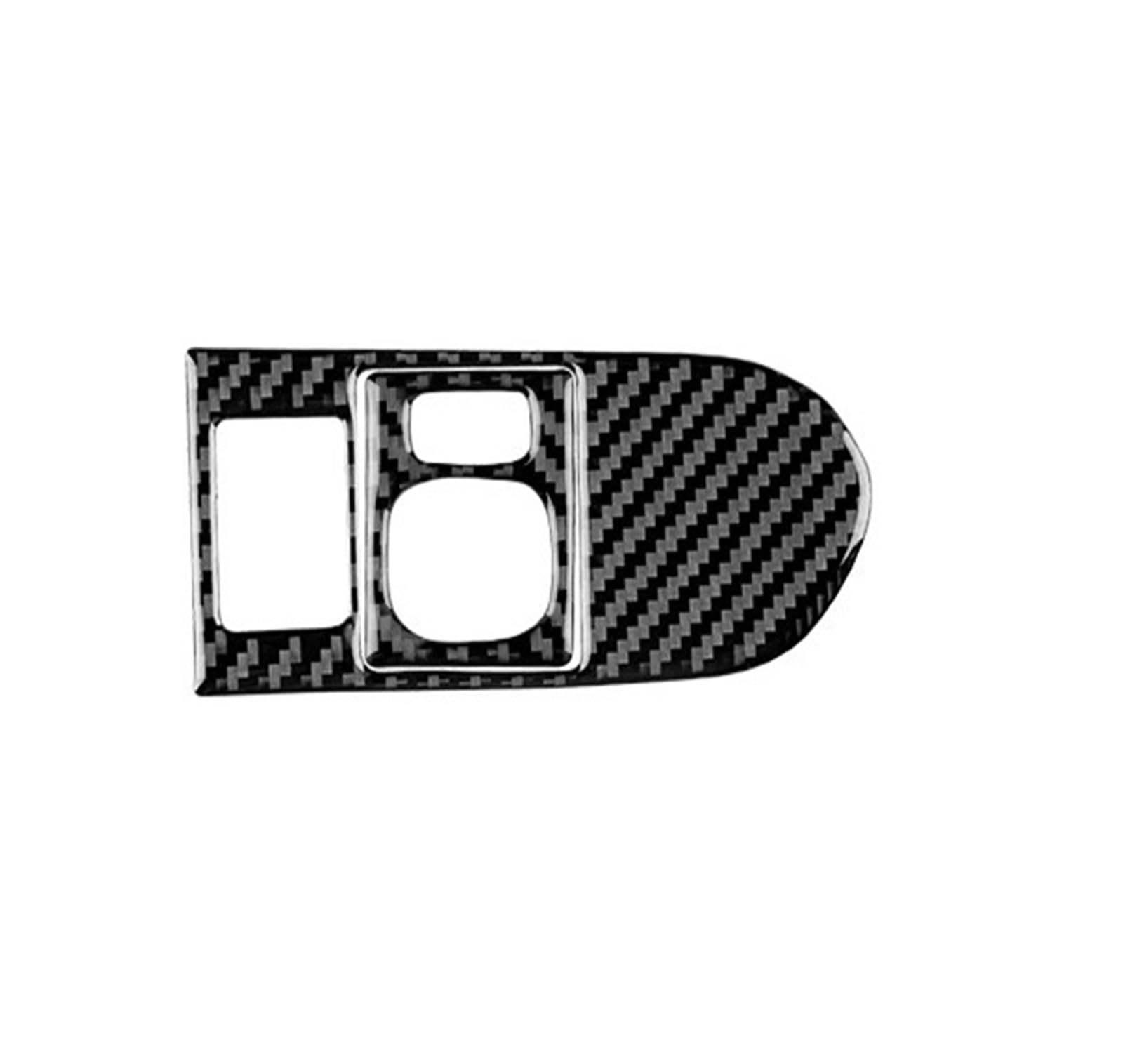Car Interior Moulding Trim for Toyota for Yaris 2006-2011 Real Soft Carbon Fiber Sticker LHD Car Headlight Rearview Mirror Button Trim Interior Accessories(LHD Black)