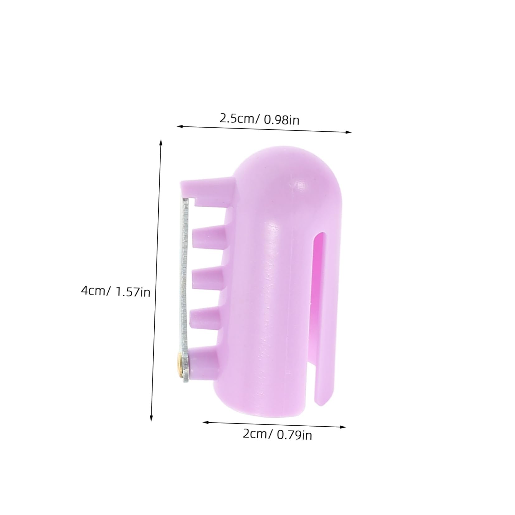 HOODANCOS 4-Slot Yarn Guide Knitting Thimble Crochet Accessory Knitting Supplies Yarn Holder for Crocheting Random