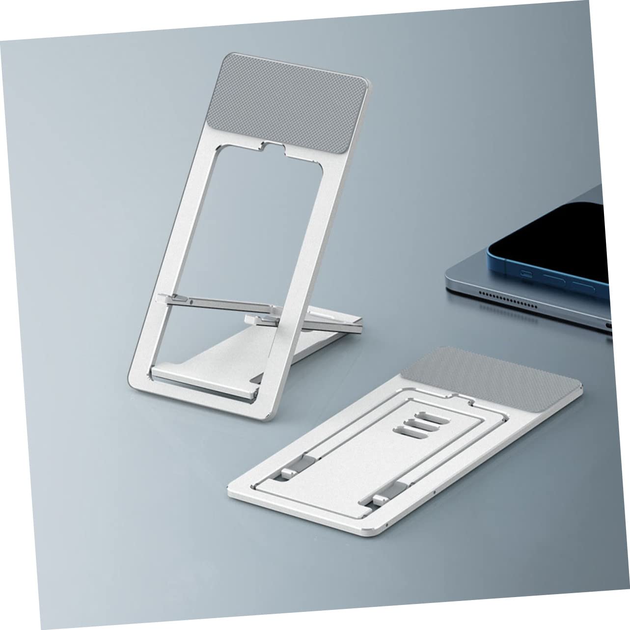 HEMOTON 3pezzi Supporto Regolabile Per Smartphone e Tablet Poggia Tavolo Multi-angolo Per Videochiamate e Visione Di Film Design Compatto e Portatile Per Casa e Ufficio