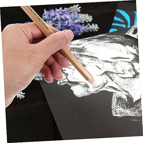 Crayons à dessin blanc outils de dessin pour peintures de paysage - 7