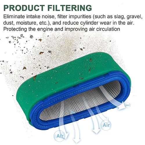 2 PC 36356 36357 Air Filter Replacement for Tecumseh OHV110 OHV115 OHV120 OHV125 OHV130 OHV140 OHV150 OHV155 OHV16 OHV165 OHV17 OHV17 75 Lawn wn Mower - Image 4
