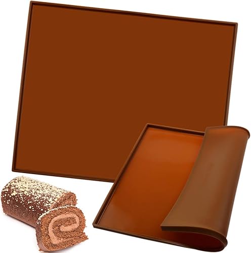 Miniatura 3 de Swiss Roll - Bandeja de silicona para tartas, bandeja para rollos de gelatina, alfombrilla antiadherente para hornear