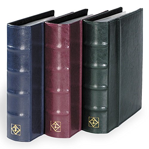 Álbum de Hojas de Primer Día Leuchtturm 324017 con 50 Fundas Transparentes Azul