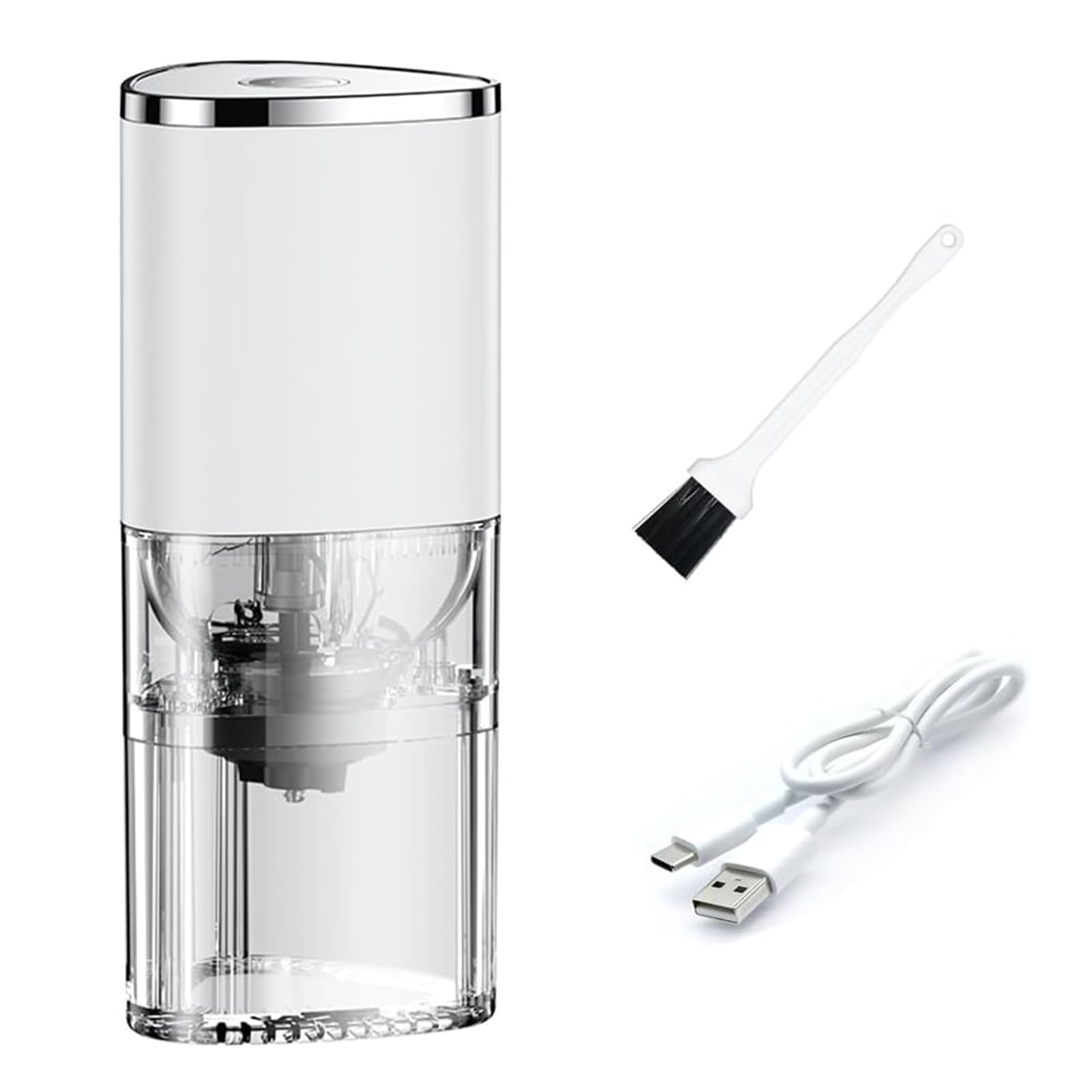 Electric Coffee Mill Rechargeable Automatic Bean Grinder Mill for Outdoor Indoor Travel Portable Portable Bean Grinder
