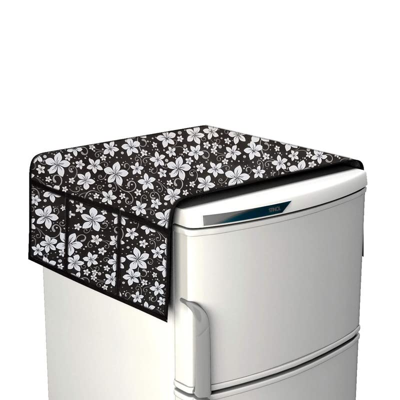 saveit Water & Dustproof Fridge Top Cover With 6 Pockets for Whirlpool 200 litres 4 Star Single Door Refrigerator Icemagic Pro (ART NO: 290122/SAVITFT012)