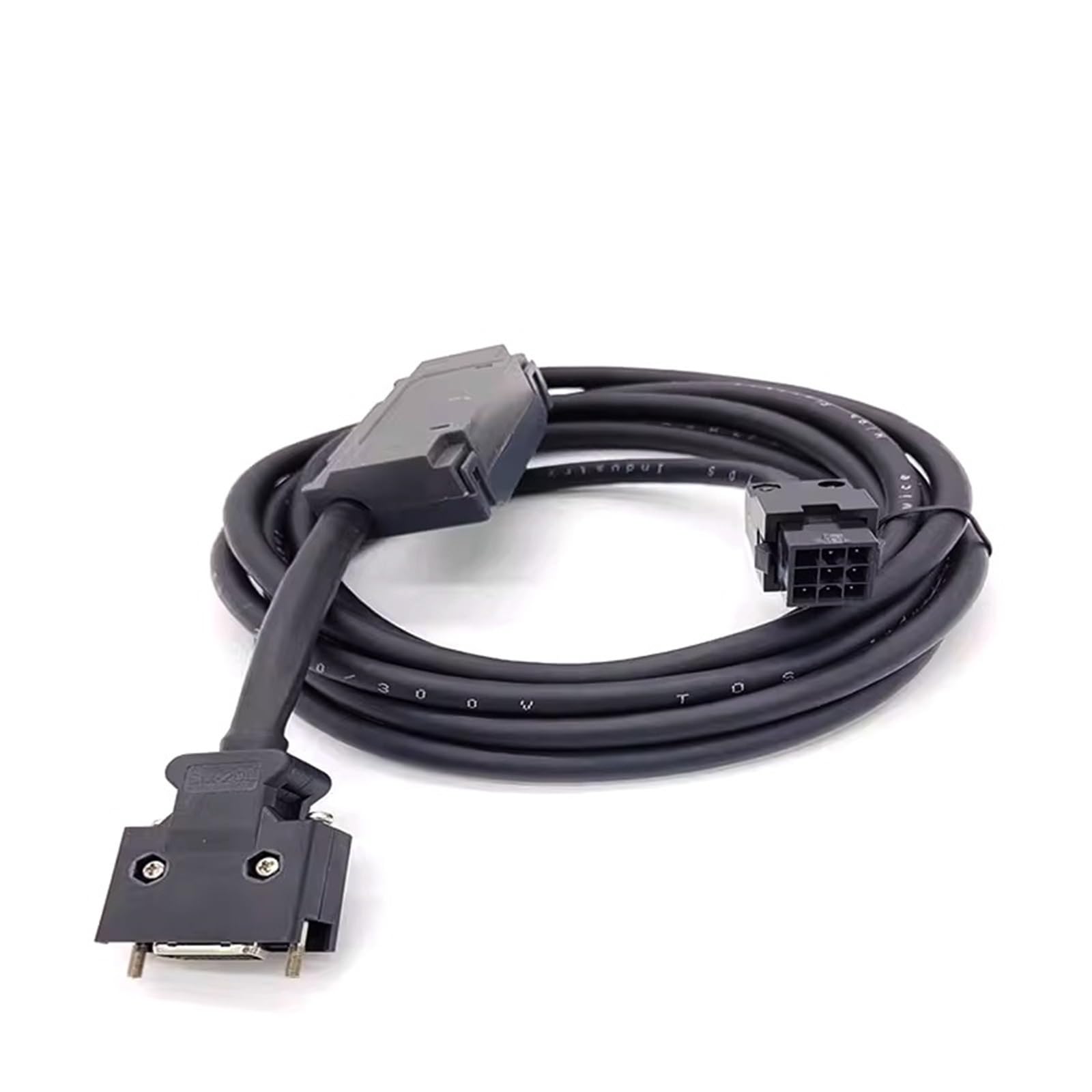 JDOUNFMO Servo Motor Absolute Value Power Cable ASD-ABPW0003 ASD-ABPW0005 Encoder Cable ASD-A2EB0003 ASD-A2EB0005 (Color : Power Cable, Size : 5M)