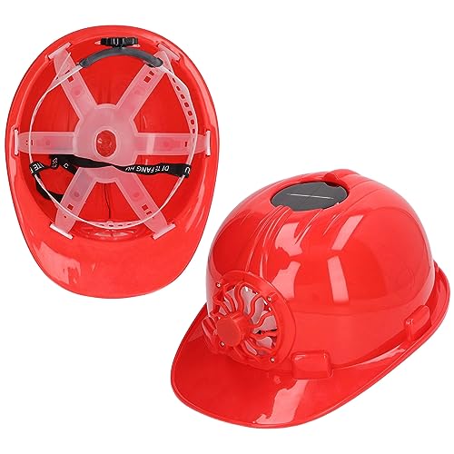 Chapéu de Segurança Rígido, Capacete de Segurança Com Ventilador Solar, Geração de Energia Solar Efi