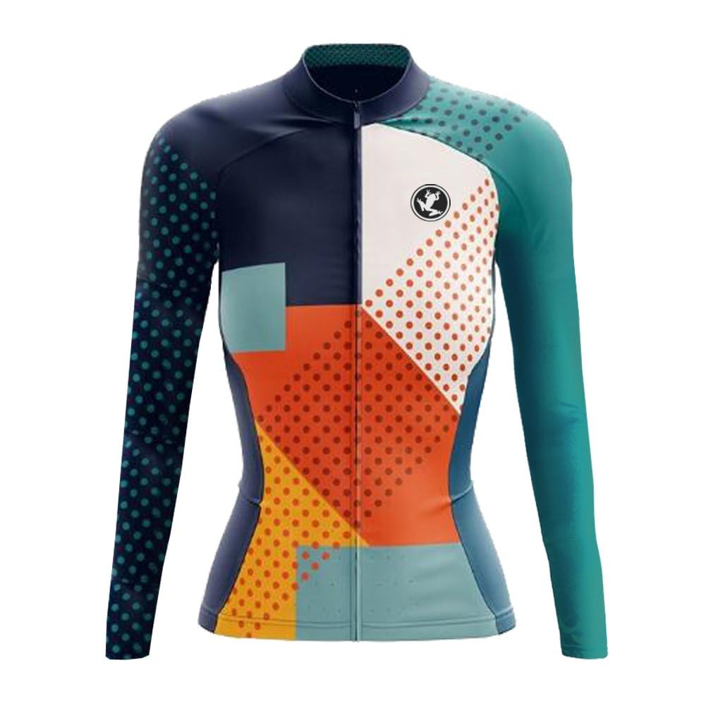 UGLY FROG Maglie da Donna a Manica Lunga in pello Termico Abbigliamento da Ciclismo Invernale