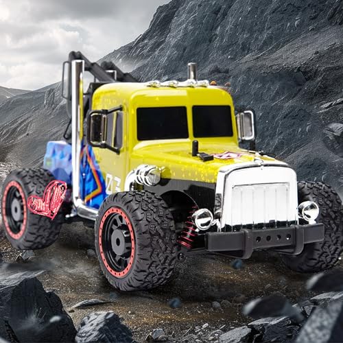 ToyMagic High Speed Offroad 1:16 Rechargeable Remote Control Monster Truck 2.4GHz|4 WD All Terrain|Long Range Upto 75 ft|20 Min Run Time with 25 Km/Hr Speed|Best for Kids & Adults,Multicolor (B0DB1JZXR3) Amazon Price History, Amazon Price Tracker