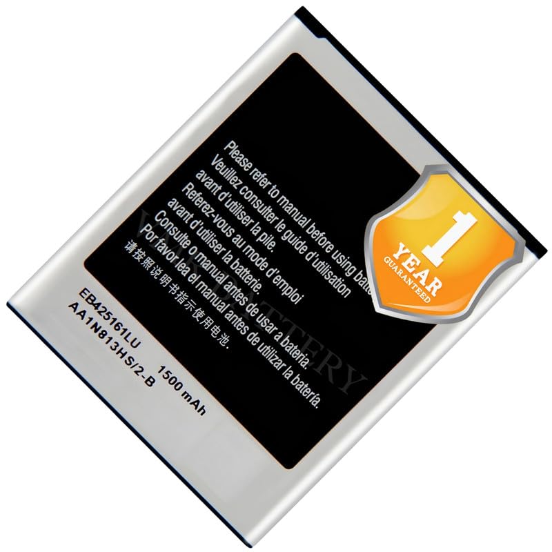 Image of Original EB425161LU Battery for Samsung Galaxy S Duos (GT-S7562) | S Duos 2 (GT-S7580, GT-S7582, GT-S7582L, GT-S7583T) | S Duos 3 (SM-G313HU, SM-G316HU, SM-G316M) | S3 Mini (GT-I8190) -1 Year Warranty
