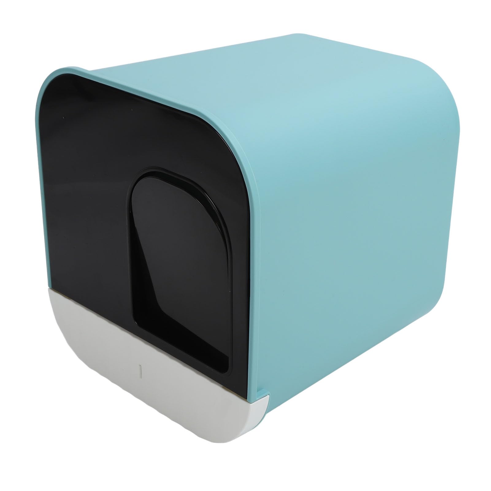 Arenero para Gatos con Cubierta 22L para Control de Olor con Carbón Activo de Doble Entrada Arenero Cerrado para Gatos Medianos y Grandes, Hogar, Espacios Pequeños, Limpieza Fácil